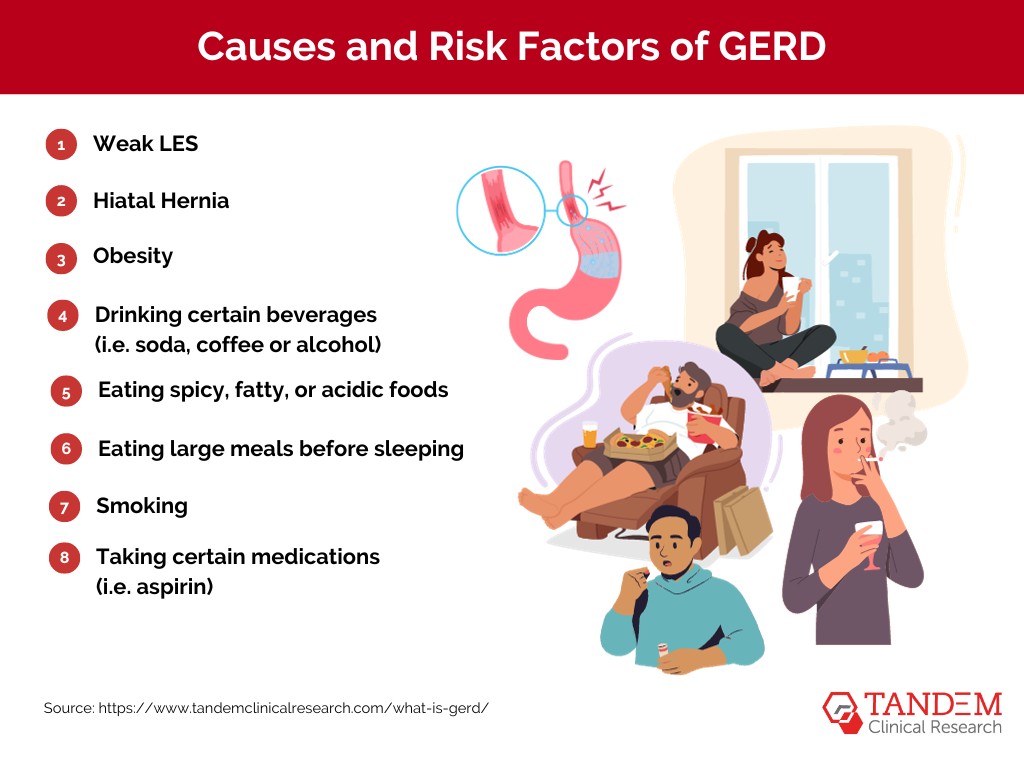 Gerd causes and risk factors