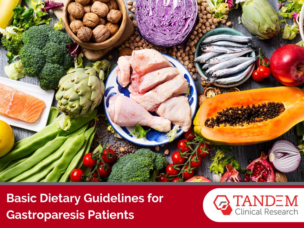 Basic dietary guidelines for gastroparesis patients